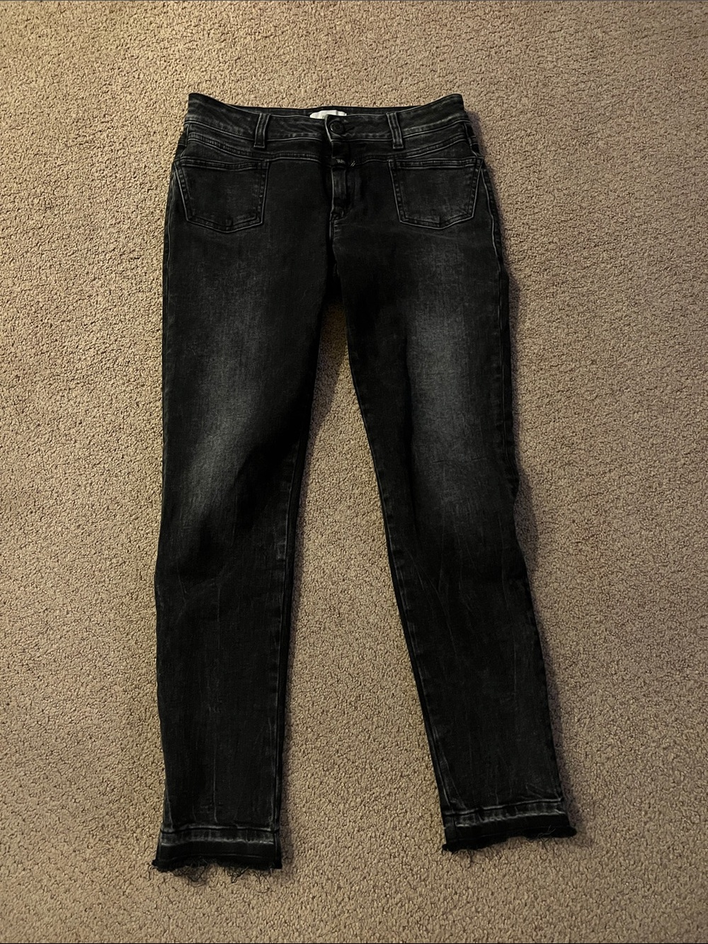 Closed Women's Washed Black Skinny Jeans